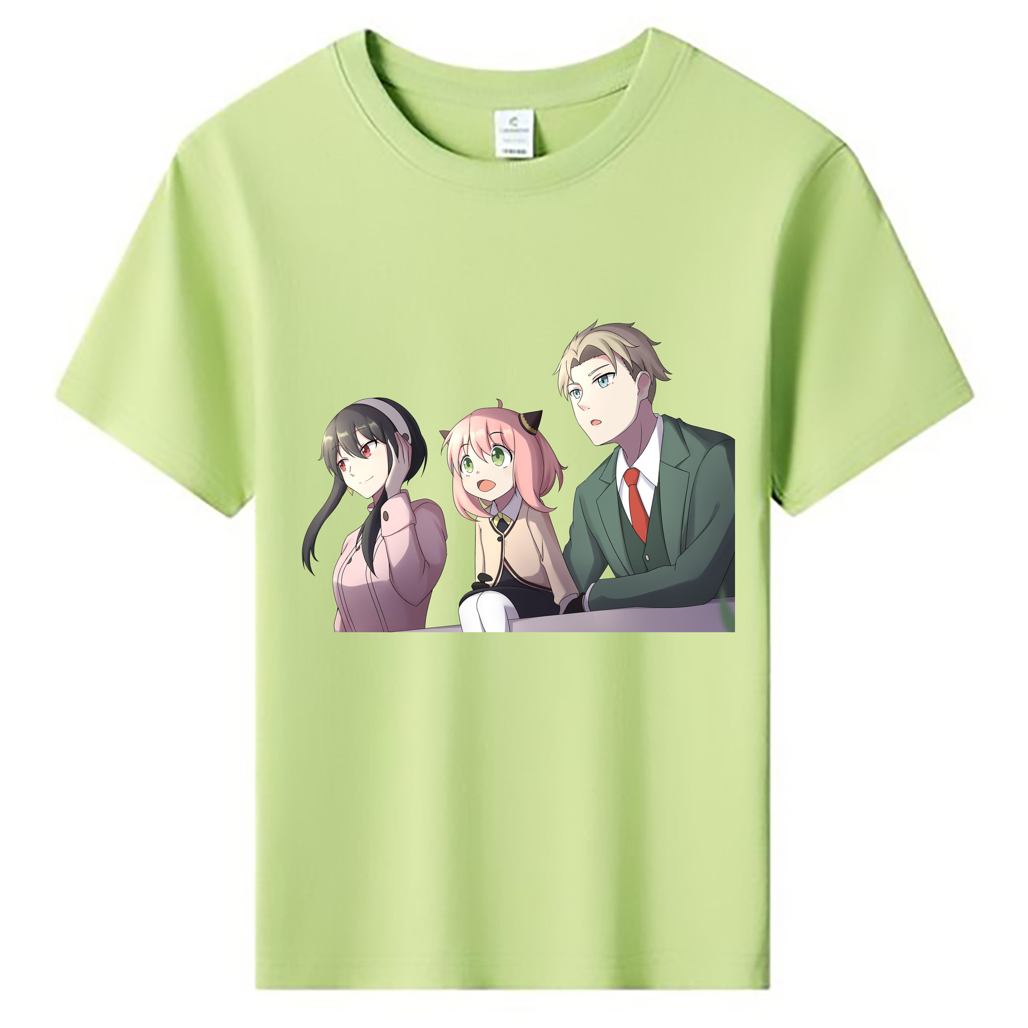 （画像用） SPY×FAMILY间谍家家酒 綿100％キッズTシャツ（フロントプリント）